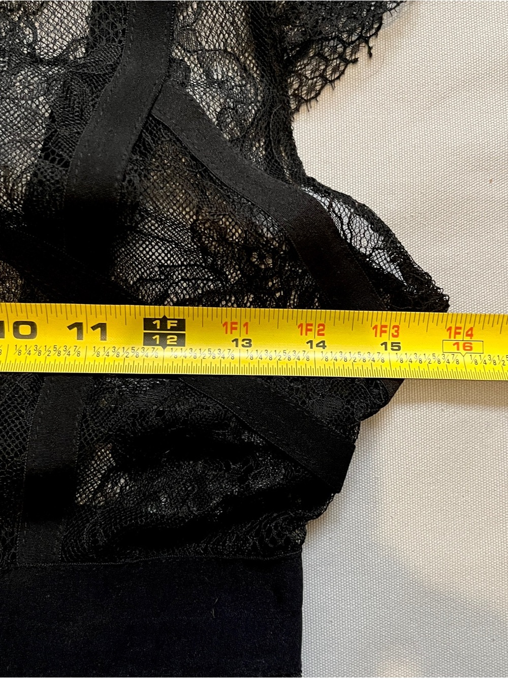 Vintage Black Lace Maxi Dress Small Sheer by J.D. Luxe Whimsigoth Witchy Gothic - Picture 10 of 13